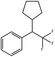 (1-CYCLOPENTYL-2,2,2-TRIFLUOROETHYL)BENZENE,1186195-02-7,结构式