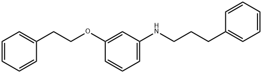 3-(Phenethyloxy)-N-(3-phenylpropyl)aniline,1040681-87-5,结构式