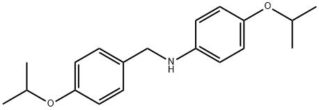 4-Isopropoxy-N-(4-isopropoxybenzyl)aniline Structure