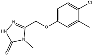 5-[(4-Chloro-3-methylphenoxy)methyl]-4-methyl-4H-1,2,4-triazole-3-thiol Structure