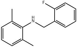 N-(2-Fluorobenzyl)-2,6-dimethylaniline Struktur