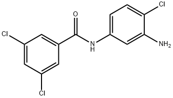 N-(3-Amino-4-chlorophenyl)-3,5-dichlorobenzamide 结构式