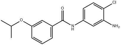 N-(3-Amino-4-chlorophenyl)-3-isopropoxybenzamide Struktur