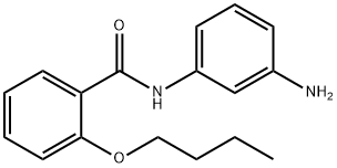 N-(3-Aminophenyl)-2-butoxybenzamide,1020722-45-5,结构式