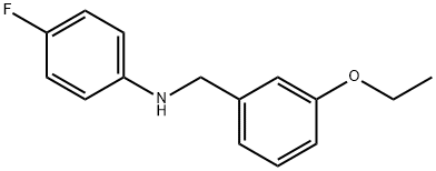 N-(3-Ethoxybenzyl)-4-fluoroaniline Structure