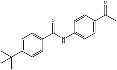 N-(4-Acetylphenyl)-4-tert-butylbenzamide Structure