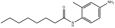N-(4-Amino-2-methylphenyl)octanamide Struktur