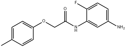 N-(5-Amino-2-fluorophenyl)-2-(4-methylphenoxy)-acetamide,1016731-64-8,结构式