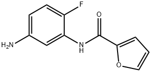 N-(5-Amino-2-fluorophenyl)-2-furamide Structure