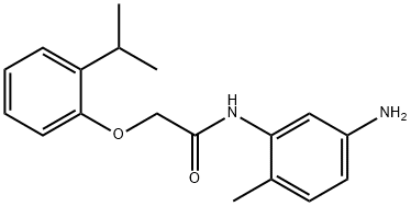 N-(5-Amino-2-methylphenyl)-2-(2-isopropylphenoxy)-acetamide Structure