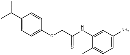 N-(5-Amino-2-methylphenyl)-2-(4-isopropylphenoxy)-acetamide Structure