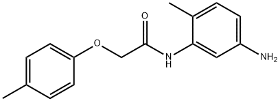 N-(5-Amino-2-methylphenyl)-2-(4-methylphenoxy)-acetamide Struktur