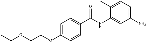 N-(5-Amino-2-methylphenyl)-4-(2-ethoxyethoxy)-benzamide Structure