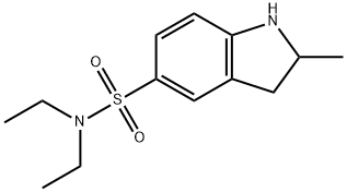 N,N-Diethyl-2-methylindoline-5-sulfonamide 化学構造式