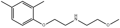 N-[2-(2,4-Dimethylphenoxy)ethyl]-N-(2-methoxyethyl)amine Structure