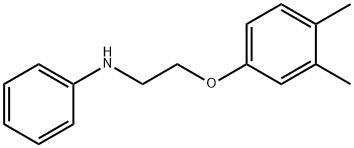 N-[2-(3,4-Dimethylphenoxy)ethyl]aniline Structure