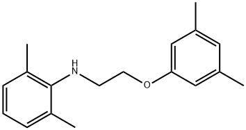 N-[2-(3,5-Dimethylphenoxy)ethyl]-2,6-dimethylaniline Structure