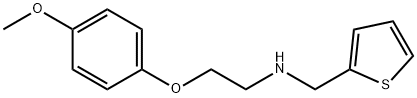 N-[2-(4-Methoxyphenoxy)ethyl]-N-(2-thienylmethyl)amine Structure