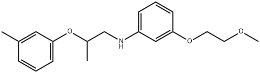 N-[3-(2-Methoxyethoxy)phenyl]-N-[2-(3-methylphenoxy)propyl]amine|