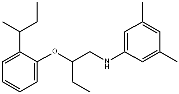 N-{2-[2-(sec-Butyl)phenoxy]butyl}-3,5-dimethylaniline Structure