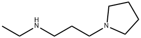 N-Ethyl-3-(1-pyrrolidinyl)-1-propanamine 化学構造式