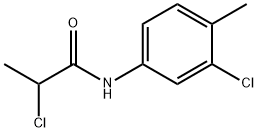 2-chloro-N-(3-chloro-4-methylphenyl)propanamide Structure