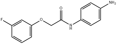 N-(4-aminophenyl)-2-(3-fluorophenoxy)acetamide Struktur