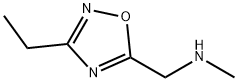 [(3-ethyl-1,2,4-oxadiazol-5-yl)methyl]methylamine hydrochloride Structure