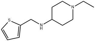 1-ethyl-N-(thien-2-ylmethyl)piperidin-4-amine Structure