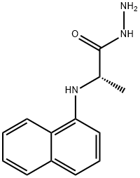 2-(1-naphthylamino)propanohydrazide Struktur