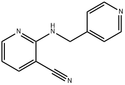 2-[(pyridin-4-ylmethyl)amino]nicotinonitrile 结构式