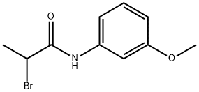 2-bromo-N-(3-methoxyphenyl)propanamide Structure