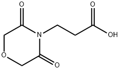 3-(3,5-二氧代吗啉-4-基)丙酸, 1000339-14-9, 结构式