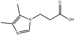 3-(4,5-dimethyl-1H-imidazol-1-yl)propanoic acid,920479-15-8,结构式