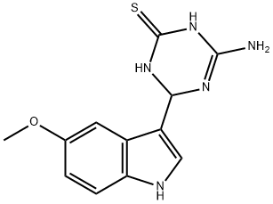 1142208-41-0 4-amino-6-(5-methoxy-1H-indol-3-yl)-1,6-dihydro-1,3,5-triazine-2-thiol