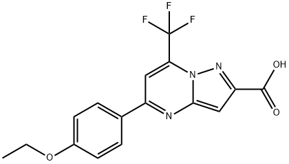 5-(4-ethoxyphenyl)-7-(trifluoromethyl)pyrazolo[1,5-a]pyrimidine-2-carboxylic acid