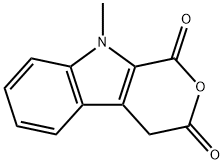 9-甲基-4H-吡喃并[3,4-B]吲哚-1,3-二酮,60442-30-0,结构式