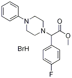 (4-氟苯基)(4-苯基哌嗪-1-基)乙酸氢溴酸盐甲基,1063629-70-8,结构式
