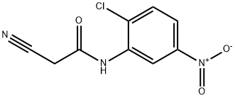 N-(2-chloro-5-nitrophenyl)-2-cyanoacetamide Struktur