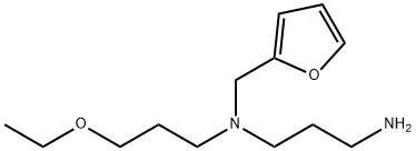 N-(3-aminopropyl)-N-(3-ethoxypropyl)-N-(2-furylmethyl)amine Struktur