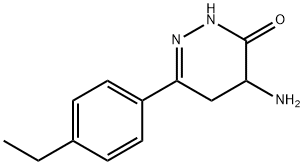 4-amino-6-(4-ethylphenyl)-4,5-dihydropyridazin-3(2H)-one Structure