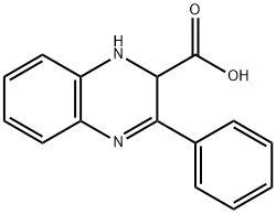 3-phenyl-1,2-dihydroquinoxaline-2-carboxylic acid Struktur