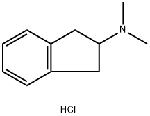 N,N-dimethylindan-2-amine hydrochloride Structure