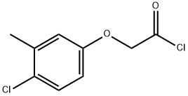 (4-クロロ-3-メチルフェノキシ)アセチルクロリド 化学構造式