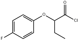 2-(4-氟苯氧基)丁酰氯, 1160257-66-8, 结构式