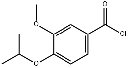 4-异丙氧基-3-甲氧基苯甲酰氯, 3535-39-5, 结构式