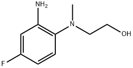 2-(2-Amino-4-fluoromethylanilino)-1-ethanol 结构式
