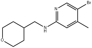 5-Bromo-4-methyl-N-(tetrahydro-2H-pyran-4-ylmethyl)-2-pyridinamine|