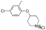 4-(4-Chloro-2-methylphenoxy)piperidinehydrochloride Struktur