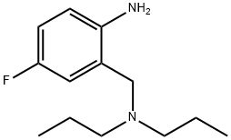 2-[(Dipropylamino)methyl]-4-fluoroaniline 结构式